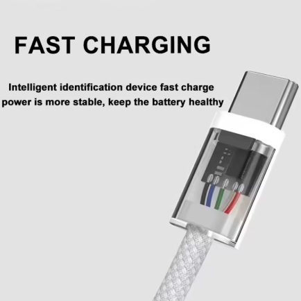 Usb C to Type C Fast Charging PD 60W Mobile Phone Date Cable